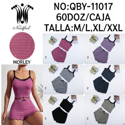 Pijama morley short con crop top